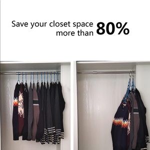 3 Sets of Space Saving Hangers